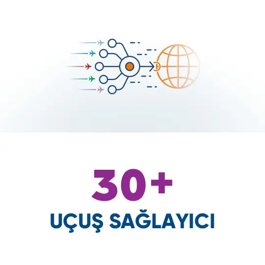 30 üzeri uçuş sağlayıcı