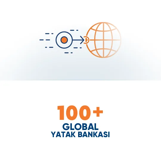 100 üzeri global yatak bankası