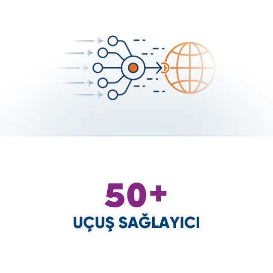 50 üzeri uçuş sağlayıcı